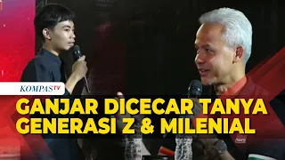 [FULL] Ganjar Dicecar Tanya Generasi Z dan Milenial, Soroti Harga Properti hingga Kasus Wadas