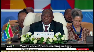 Cairo Peace Summit | World leaders meet in Egypt