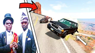 DANCE COFFIN ON FUNERAL MEME COMPILATION #5 | ASTRONOMIA SONG | BeamNG Drive MEMES