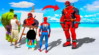 GTA 5 | GTA5 BUT WHATEVER POWERFUL VENOMPOOL SHINCHAN, FRANKLIN & HULK DRAWS COMES TO REAL LIFE