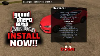 How to install Cleo cheats in GTA San Andreas