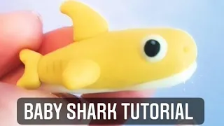 DIY How To Make Baby Shark Keyring - Polymer Clay