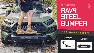 How To Modify and Install a Steel Bumper on a RAV4 - w/ Draw-Tite Hitch and Body Armor Steel Bumper