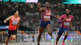 Grant Holloway Wins 110m Hurdles World Championsips