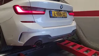BMW 330i (G21, 2021 model) exhaust sound.