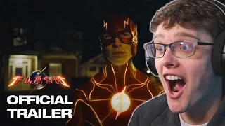 THE FLASH OFFICIAL TRAILER REACTION! (OH MY GOD!)