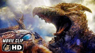 Mothra Vs Ghidorah Scene | GODZILLA KING OF THE MONSTERS (2019) Sci-Fi, Movie CLIP HD