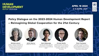 Policy dialogue on the 2023-2024 Human Development Report