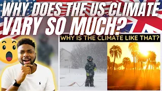 🇬🇧BRIT Rugby Fan Reacts To WHY THE US CLIMATE IS SO VARIED!