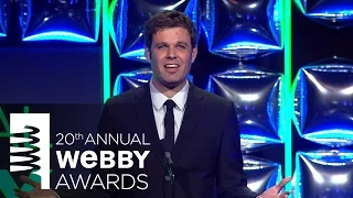 Executive Director David-Michel Davies at the 20th Annual Webby Awards