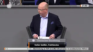 Rede zum Ausbau von LNG Gas-Terminals in Norddeutschland (7. April 2022)