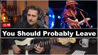 You Should Probably Leave - Chris Stapleton Guitar Lesson & Reaction