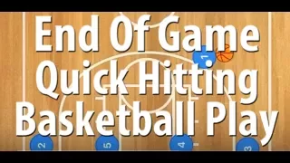 Low 1-4 End Of Game Quick Hitter Basketball Offense | 1-4 Basketball Offense