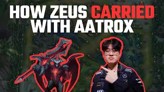 HOW ZEUS CARRIED WITH AATROX | Zeus vs TheShy Game 3 In-Depth Review | Worlds 2023