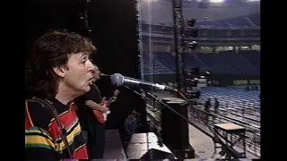 Paul McCartney DRIVE MY CAR Tokyo Dome soundcheck 1993. Lively rendition of the classic Beatles song