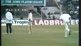 Majid Jahangir Khan - Pakistan's 1st One day Century at Trent Bridge 1974.