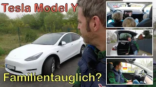 Tesla Model Y - Ist das ein Familienauto?