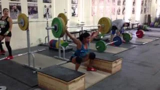 Chyna Block Snatch 75 kg