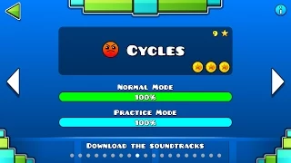 Geometry Dash - Lvl. 9 - Cycles (All Coins) | Heisenberg