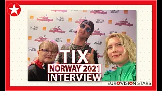 Our interview with TIX -  Eurovision 2021 Norway 🇳🇴  at Het Grote Songfestivalfeest in Amsterdam 🇳🇱