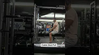 Cable sled pull! #legday #workout #fitness #gym #legworkout #gymtiktok #gymmotivation #fyp