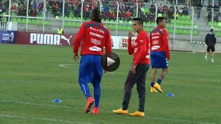 Así fue el duelo entre  Arturo Vidal y Alexis Sánchez / 2014