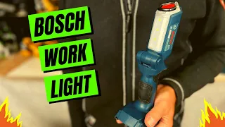 Easy to throw in a bag! REVIEW: Bosch Articulating LED Worklight