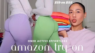 GIRL … THESE ONER ACTIVE AMAZON LEGGINGS ARE THE OG EFFORTLESS🤭 summer activewear try on + review