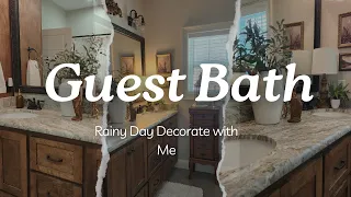 GUEST BATHROOM DECORATE AND ORGANIZE WITH ME