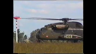 Sikorsky CH-53G Sea Stallion paratroopers load / ILA 1998