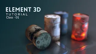 Element 3D Tutorial | After Effects Tutorial | class - 01