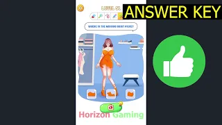 Tricky Quiz: Dop Brain Puzzle LEVEL 51 Where is the missing skirt piece - Gameplay Walkthrough