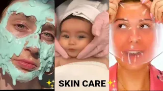 skincare routine tiktok compilation ✨face mask compilation ✨diy facial compilation✨satisfying videos