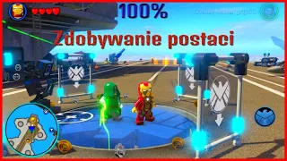 Zagrajmy w grę Lego Marvel Super Heroes (Zdobywanie postaci 1/2) 100%