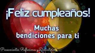 Feliz cumpleaños para una personita muy especial