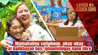 Mamahaling cellphone, ukay-ukay at balikbayan box, ipinamimigay nang libre | Kapuso Mo, Jessica Soho