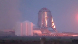 StarHopper First Raptor Static Fire Test - April 3, 2019