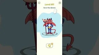 Playing Games DOP 2 Level 297 | Delete One Part Level 297 Walkthrough Solution Save The Demon