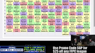 FFPC Best Ball Draft 2.0 - Sports Gambling Podcast (Ep. 967)