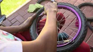 Bicycle Tyre Change
