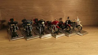 1/18 Maisto Harley Davidson Bikes Обзор Мото-байки от Харлей.