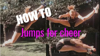 How to do jumps for cheer : tips, tricks, and drills for beginners