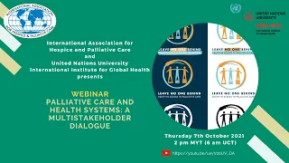 PALLIATIVE CARE AND HEALTH SYSTEMS