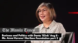 Business and Politics with Dante 'Klink' Ang II - Ms. Anna Varona |  Haribon Foundation part 2