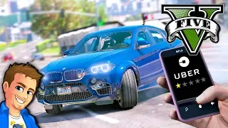 GTA 5 Real Life Mod Uber Driver - The Worst Uber Driver in Los Santos! (GTA 5 Mods)