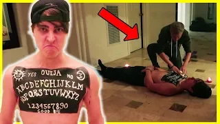 THE HUMAN OUIJA BOARD PRANK!! | Colby Brock