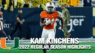 Kamren Kinchens 2022 Regular Season Highlights | Miami DB