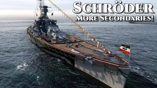 World of Warships: Admiral Schröder - Awesome Secondary Cruiser!