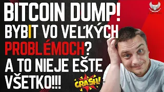 Bitcoin v problémoch.? Čo sa deje?