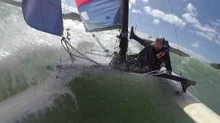 Hobie 16 in the swell